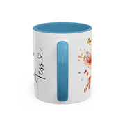 Border Collie Red Merle, Personalized Accent Mugs, 11oz