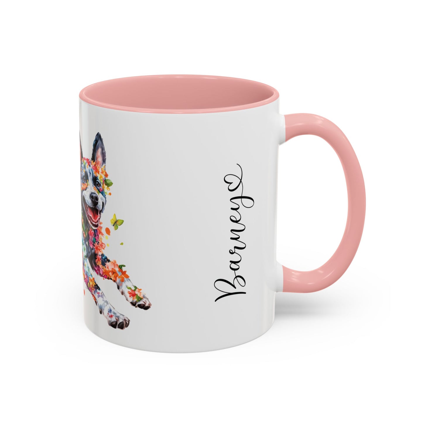Australian cattle dog (Blue Heeler) Personalized Accent Mugs, 11oz