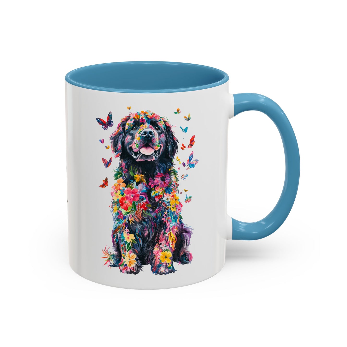 Newfoundland Personalized Colorful Accent Mugs, 11oz