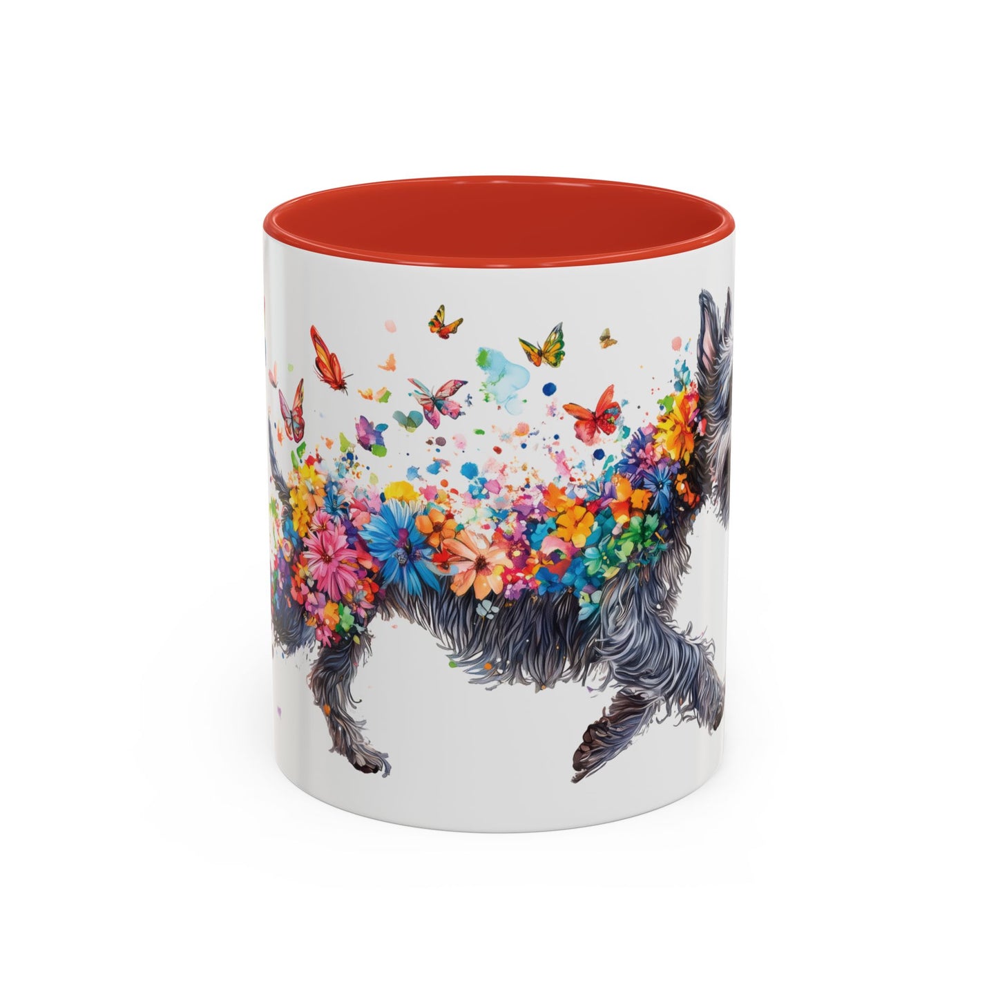 Schnauzer Personalized Accent Mugs, 11oz