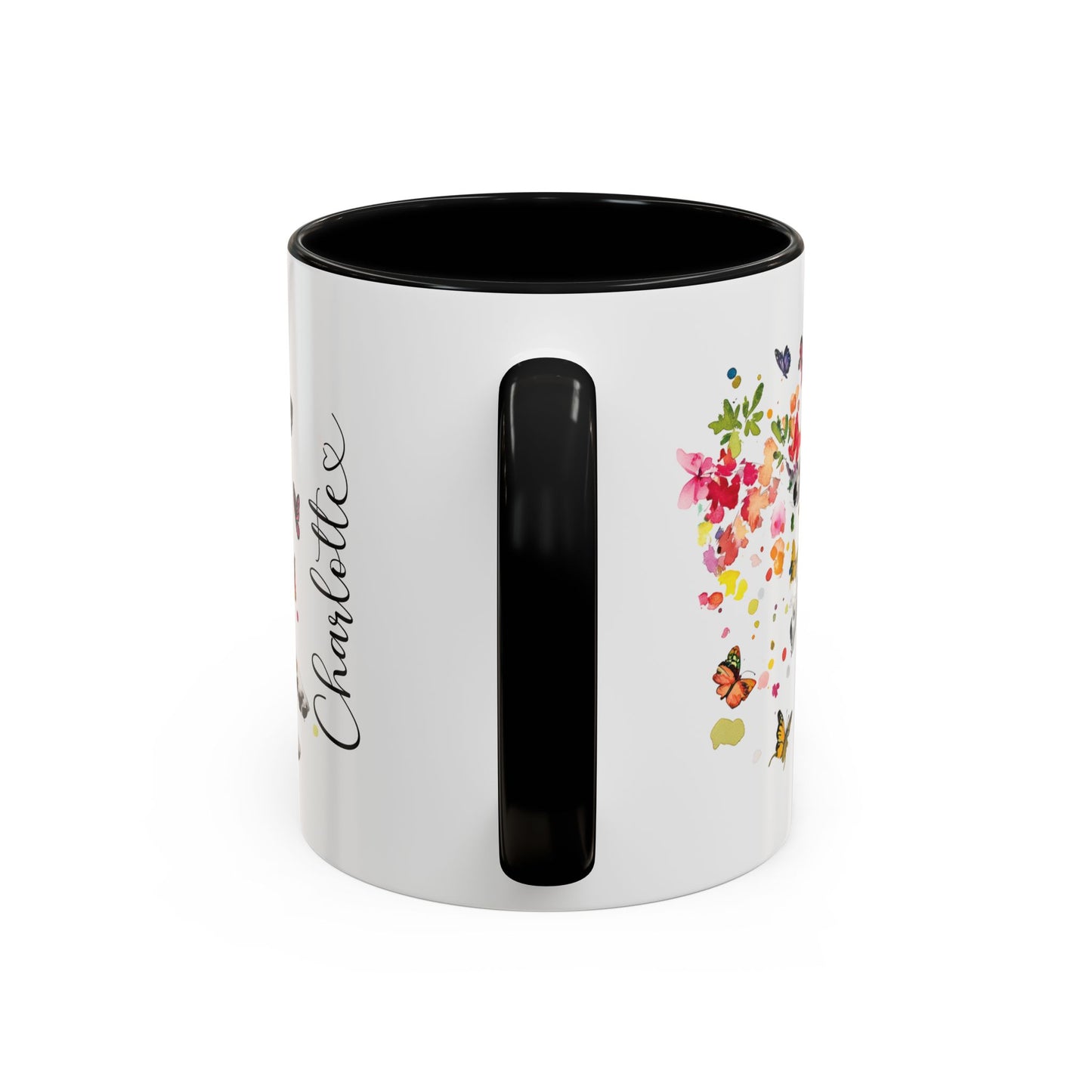 English Setter #3 Personalized Accent Mugs, 11oz
