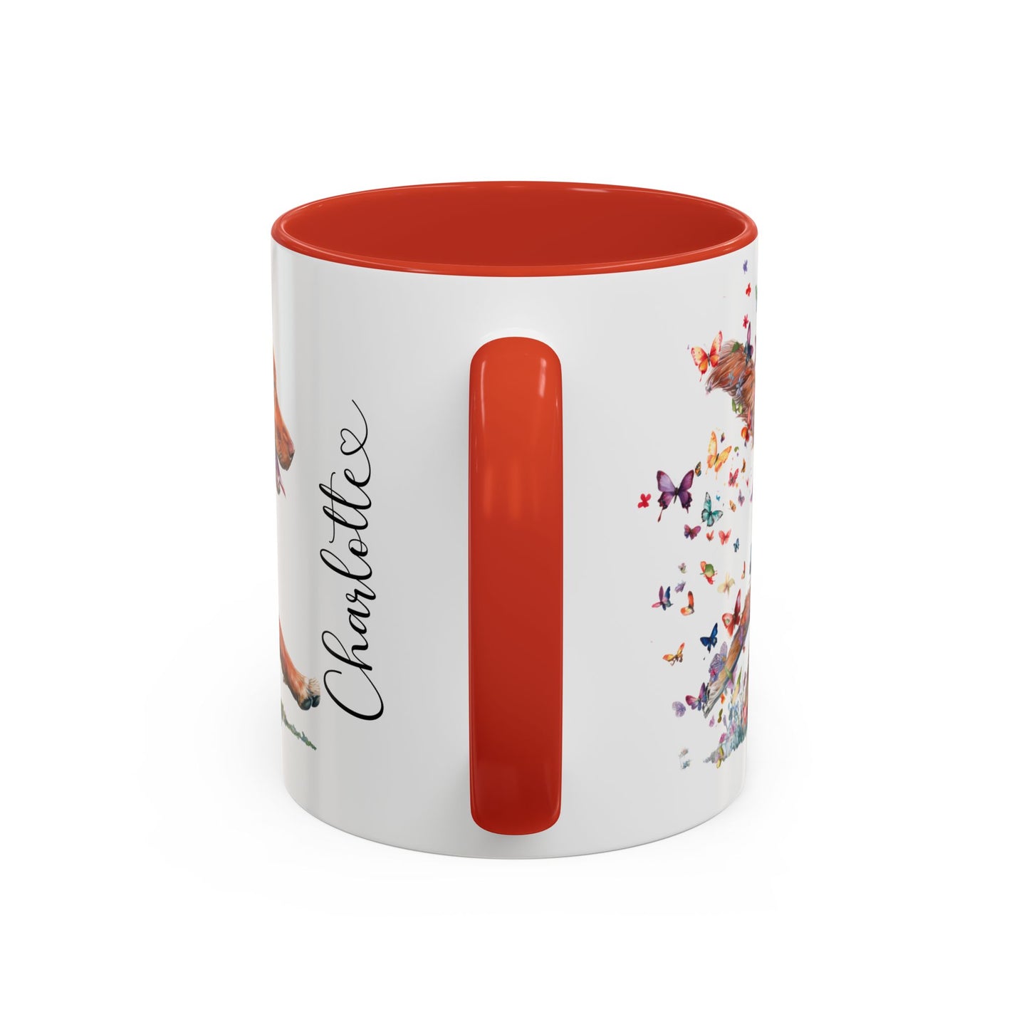 Nova Scotia Duck Tolling Retriever Personalized Accent Mugs, 11oz