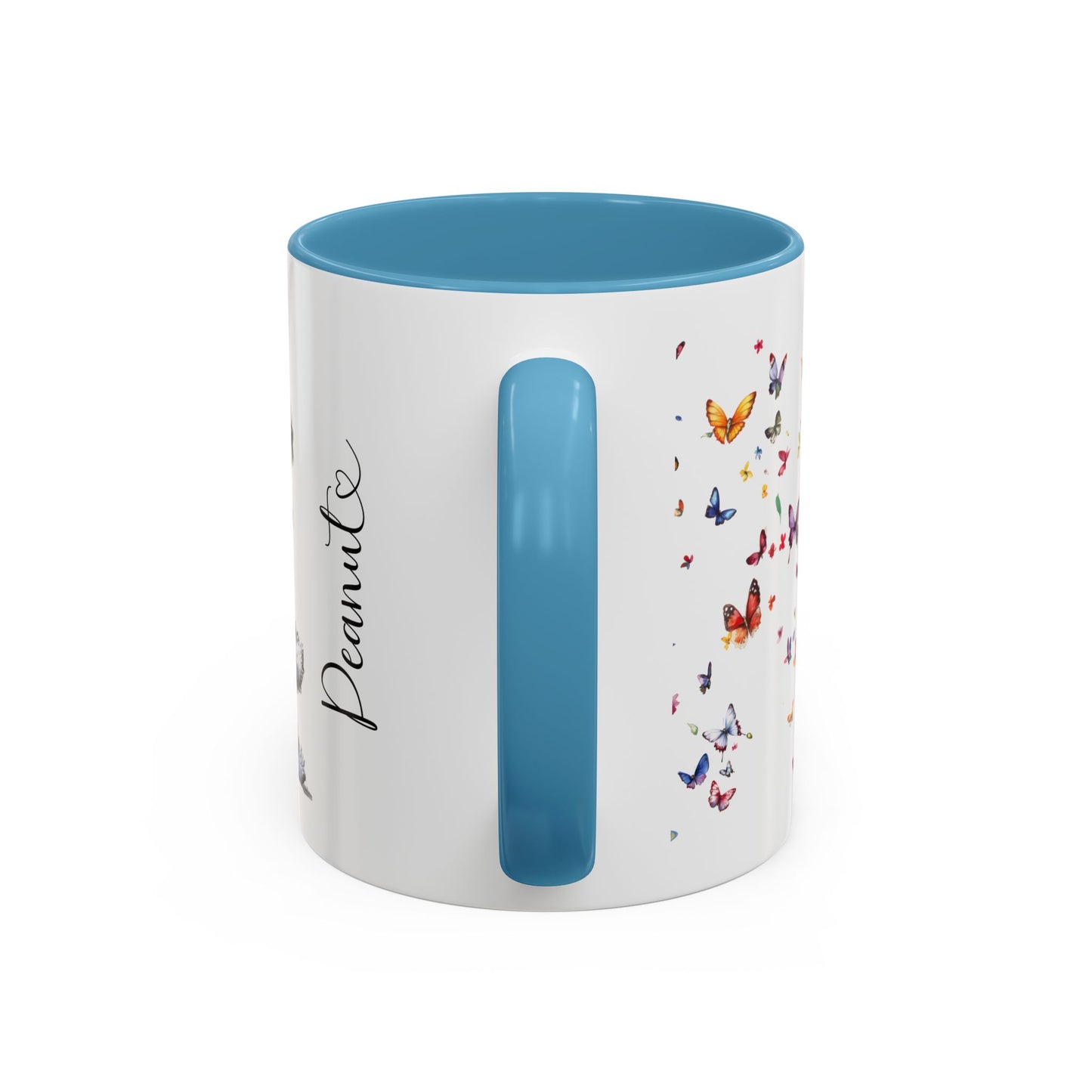 Aussie Doodle #2 Personalized Colorful Accent Mugs, 11oz