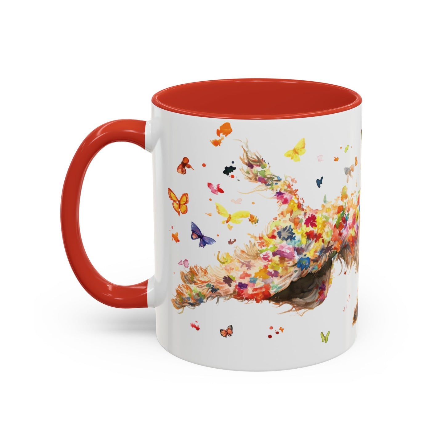 Otterhound Personalized Accent Mugs, 11oz