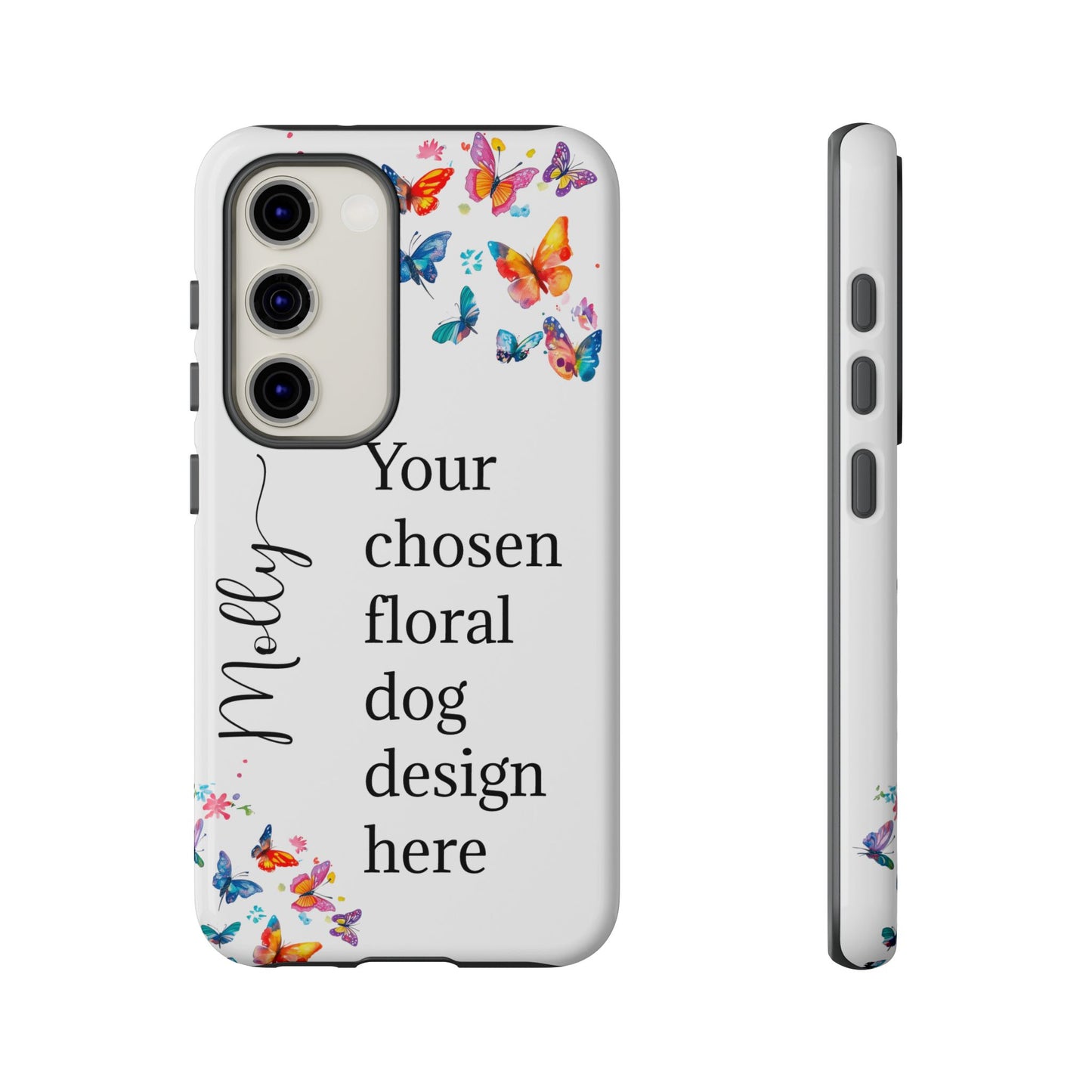 Phone Case, Personalized from ANY OF OUR DESIGNS - White case