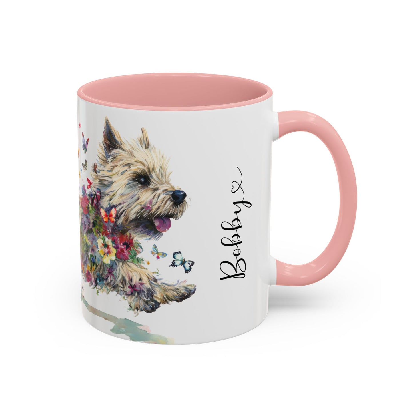 Cairn Terrier #1 Personalized Accent Mugs, 11oz