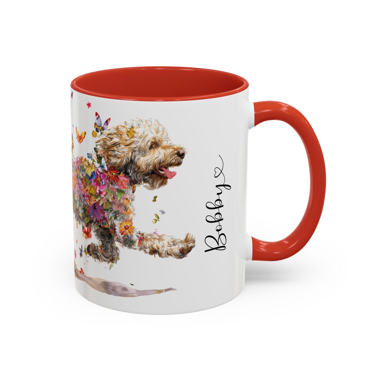Lagotto Romagnolo #1 Personalized Accent Mugs, 11oz