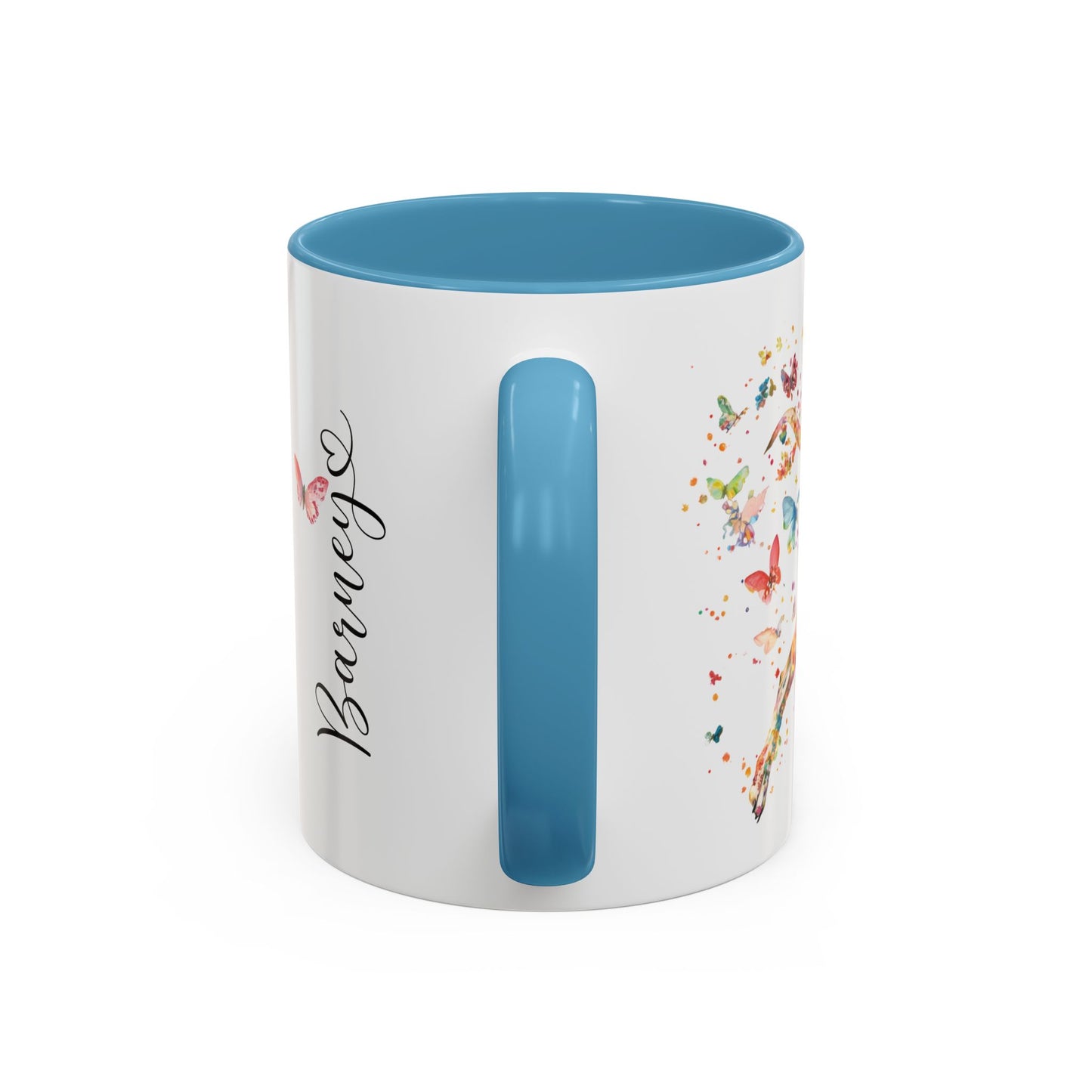 Greyhound Personalized Accent Mugs, 11oz
