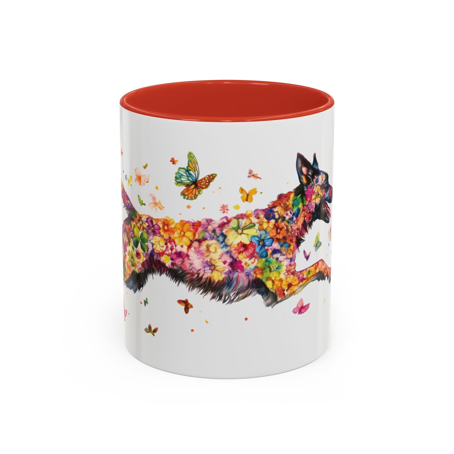 Dutch Shepherd Personalized Accent Mugs, 11oz