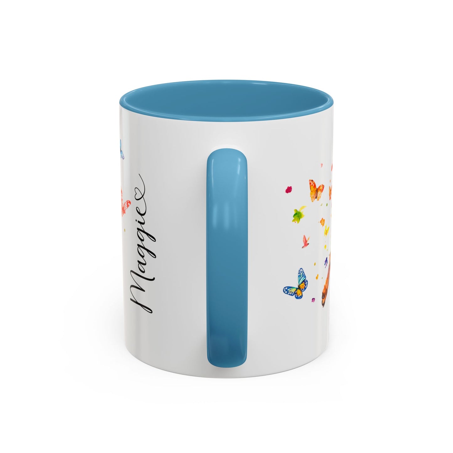 Dutch Shepherd Personalized Colorful Accent Mugs, 11oz