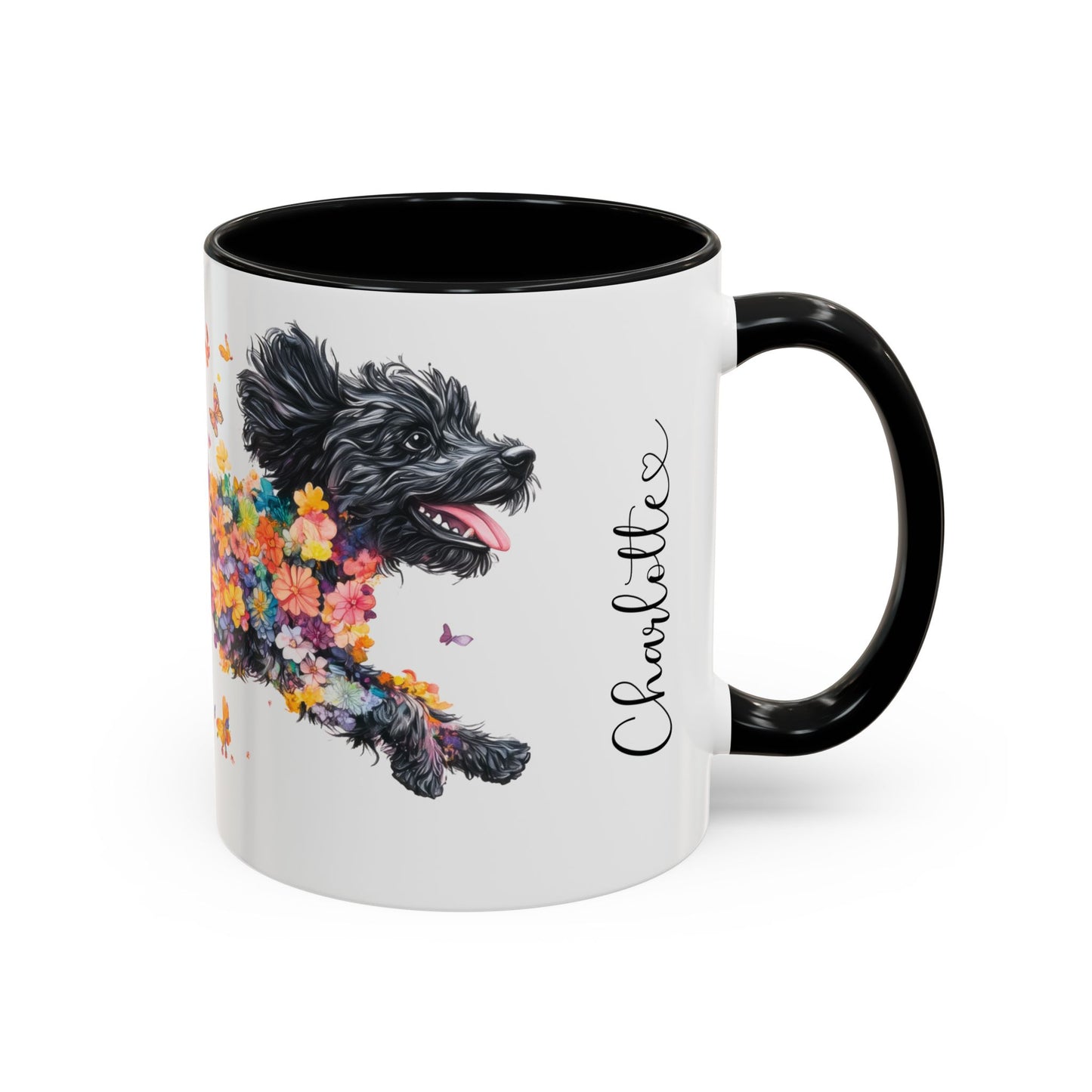 Cavoodle/Cavapoo #2 Personalized Accent Mugs, 11oz