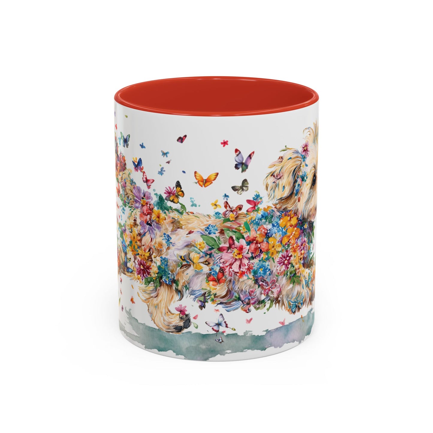 Yorkipoo #2 Personalized Accent Mugs, 11oz