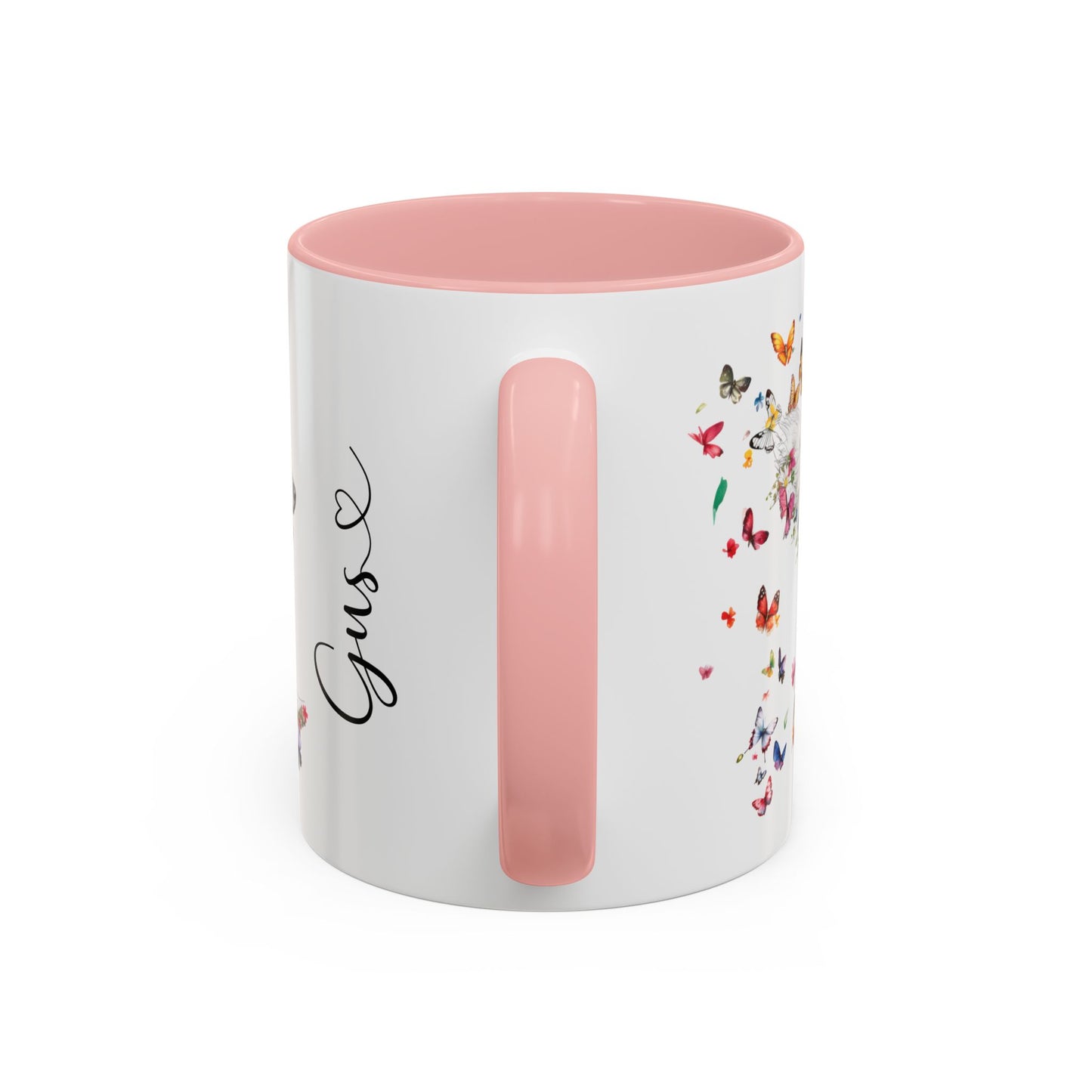 Aussie Doodle Blue Merle Personalized Accent Mugs, 11oz