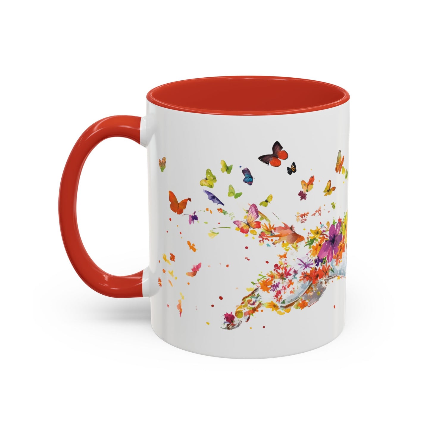 Basset Hound #2 Personalized Accent Mugs, 11oz