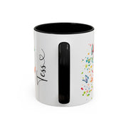 White Boxer Personalized Accent Mugs, 11oz