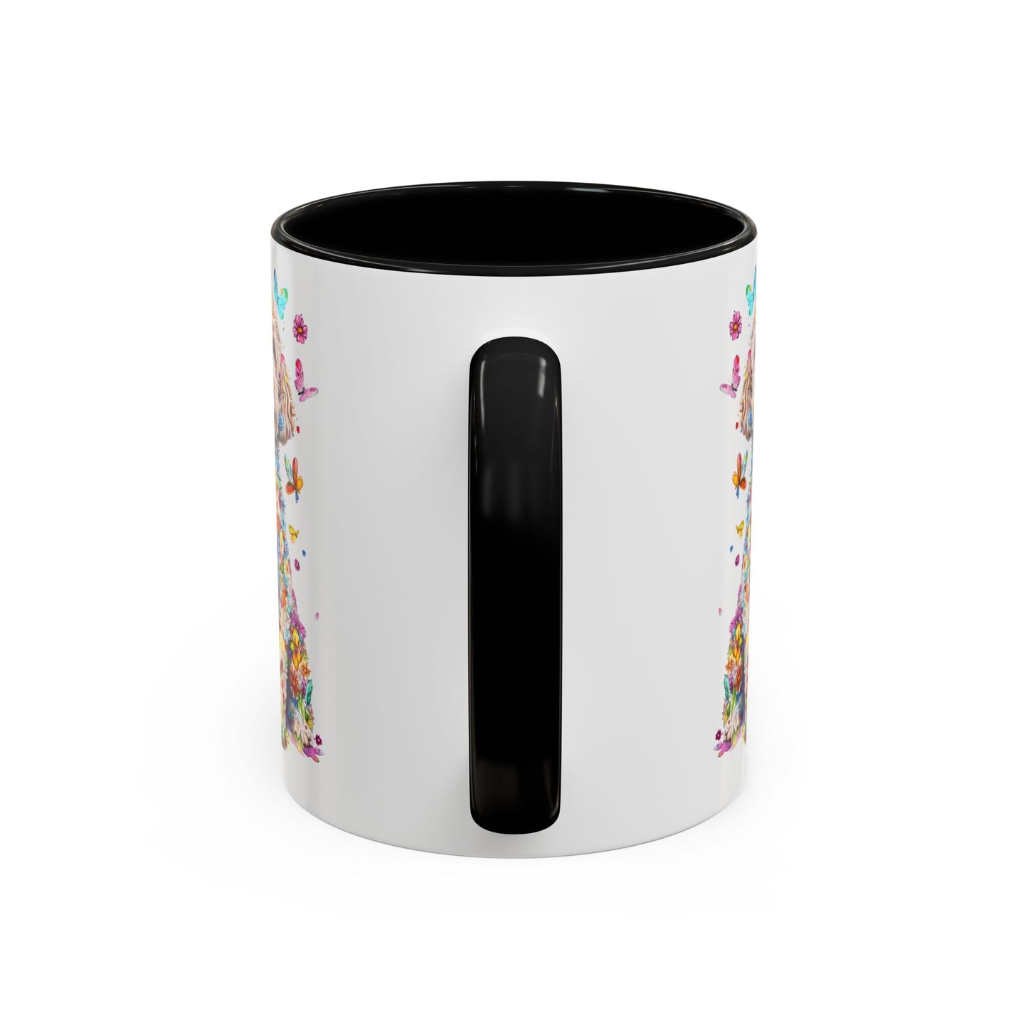 Golden Doodle / Groodle Personalized Colorful Accent Mugs, 11oz