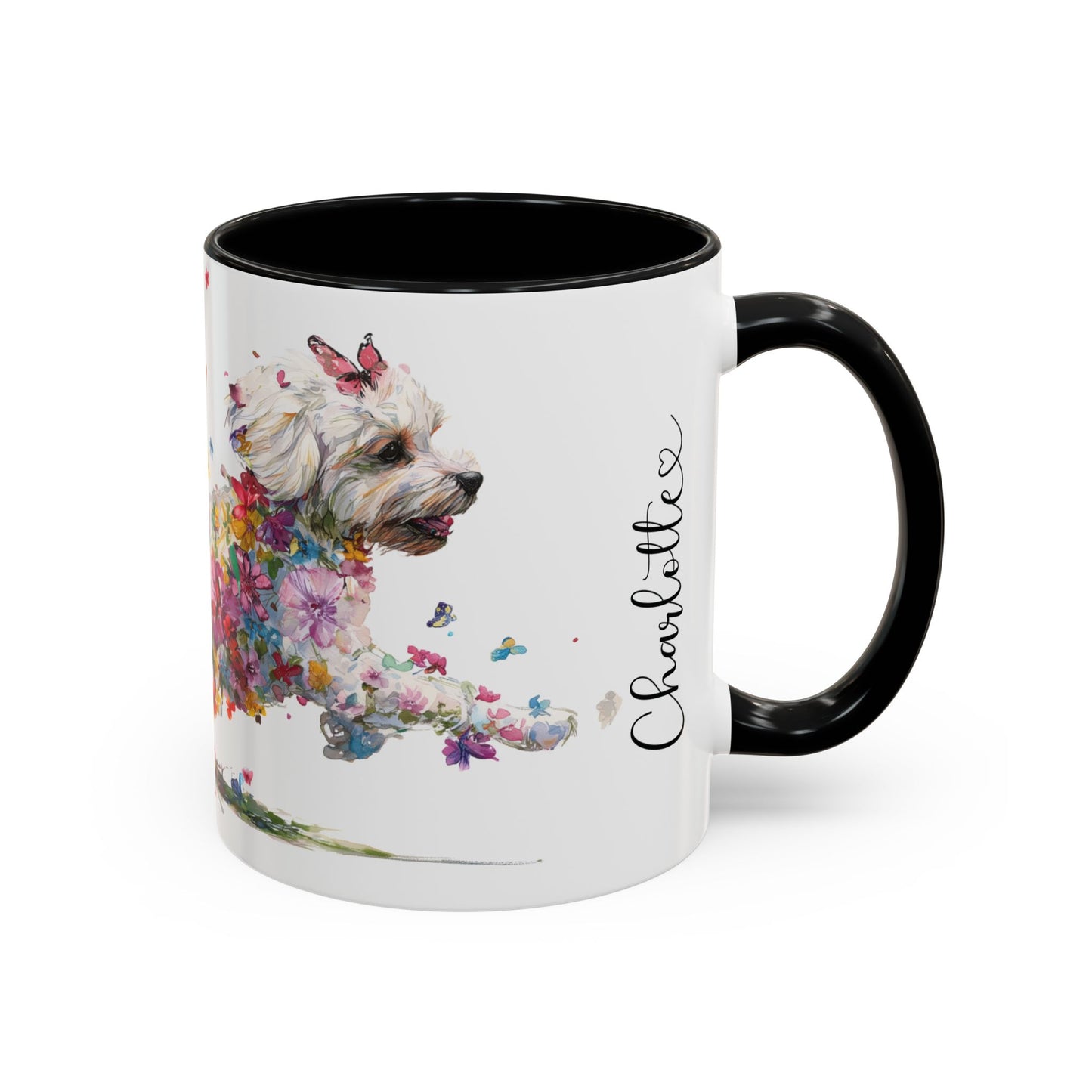 Shihpoo Personalized Accent Mugs, 11oz