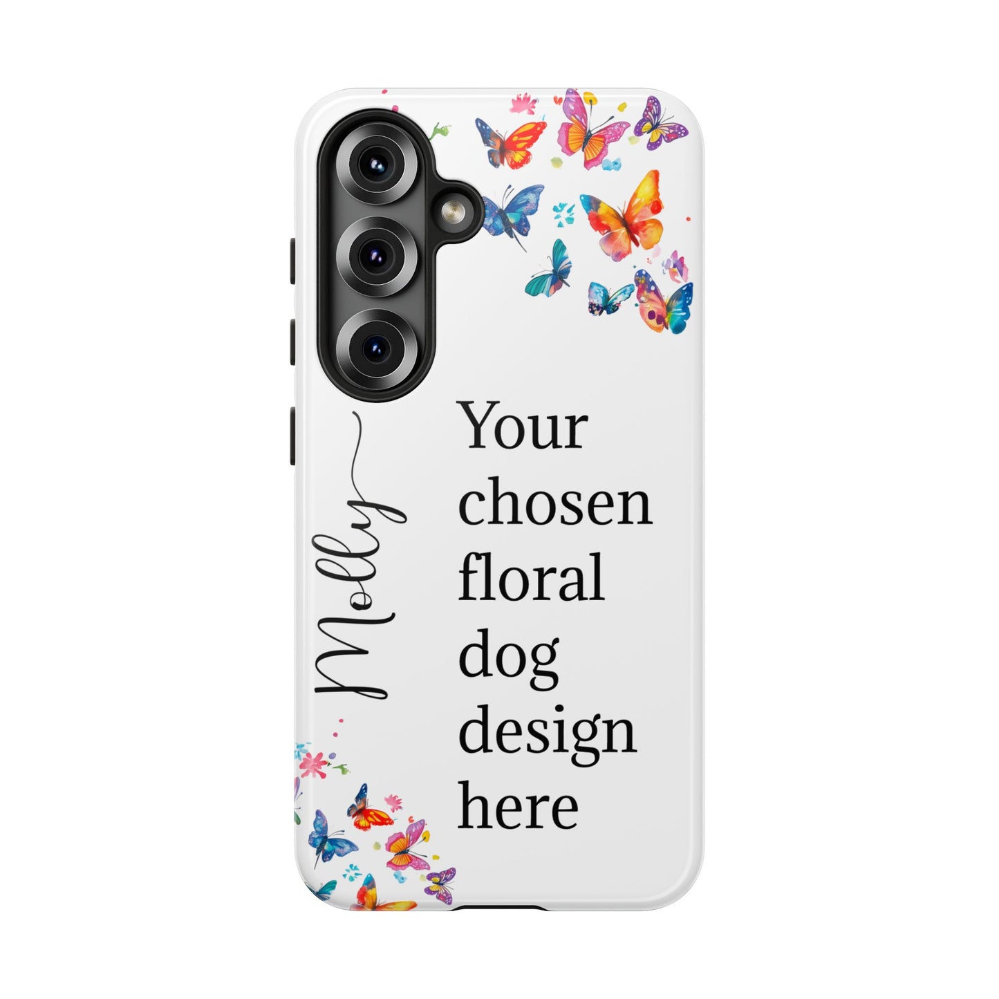 Phone Case, Personalized from ANY OF OUR DESIGNS - White case