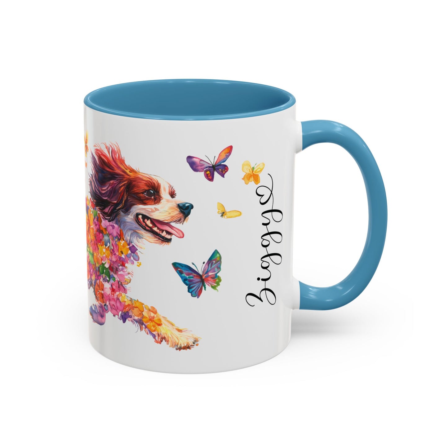 Cavalier King Charles Spaniel Personalized Accent Mugs, 11oz