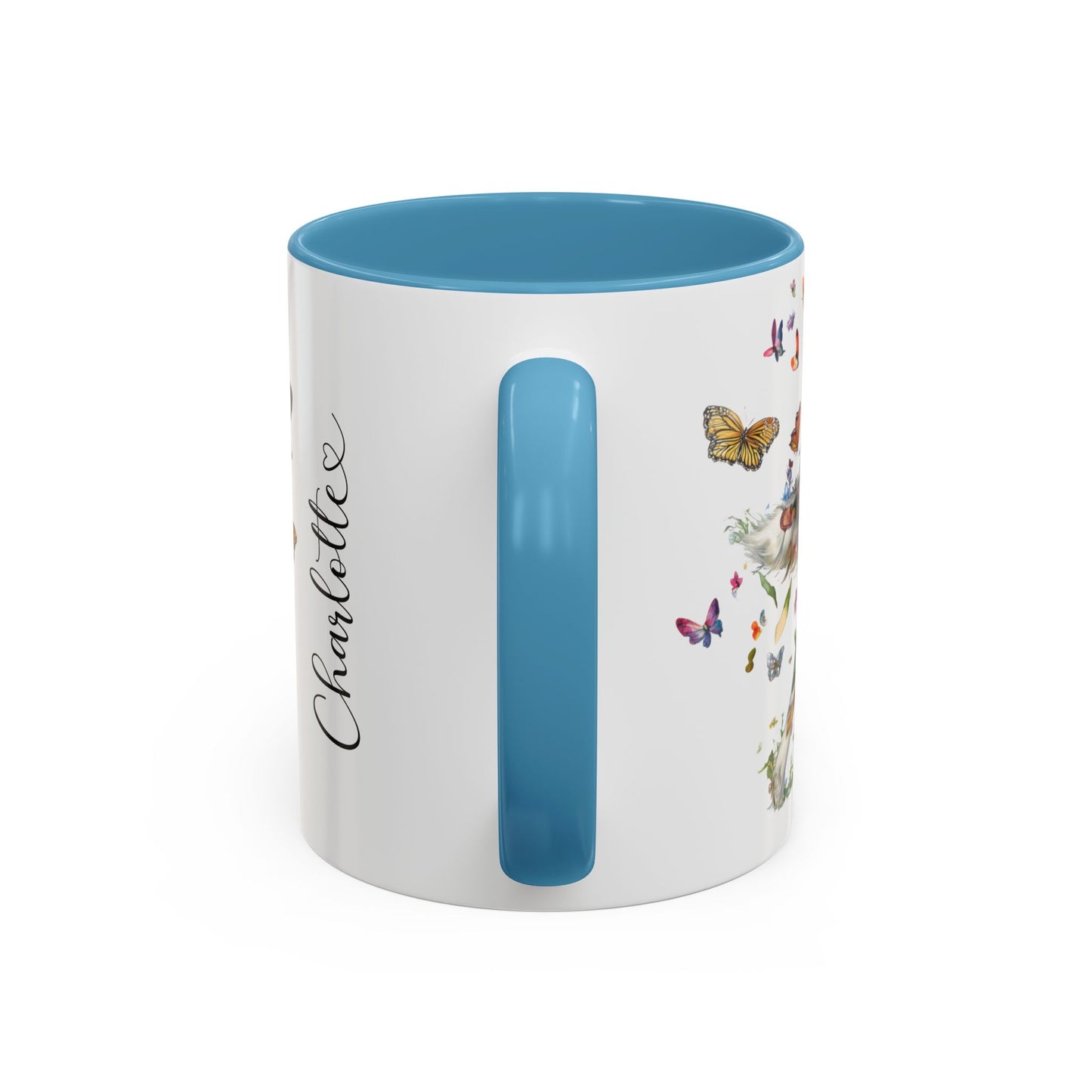 Australian Shepherd Blue Merle Personalized Accent Mugs, 11oz
