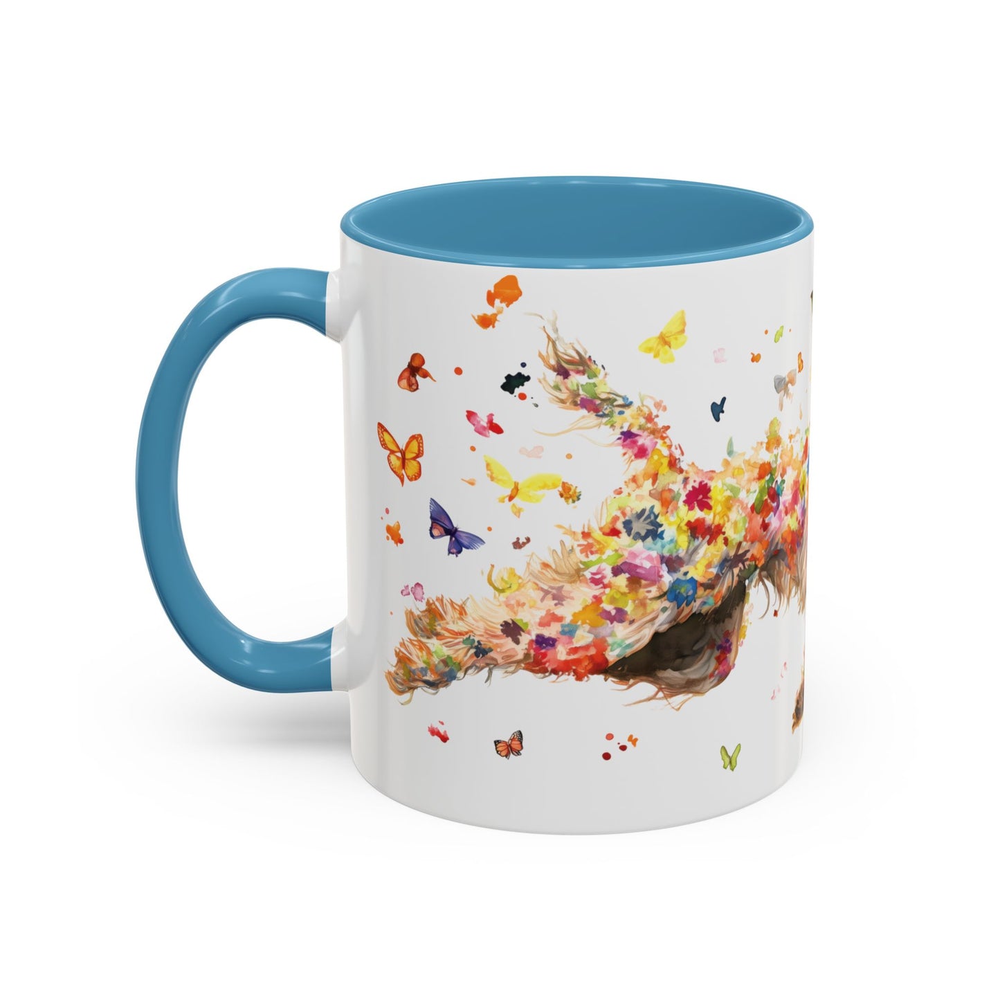 Otterhound Personalized Accent Mugs, 11oz