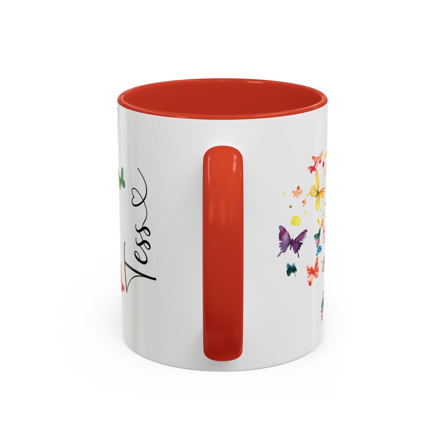 Boston Terrier Personalized Accent Mugs, 11oz