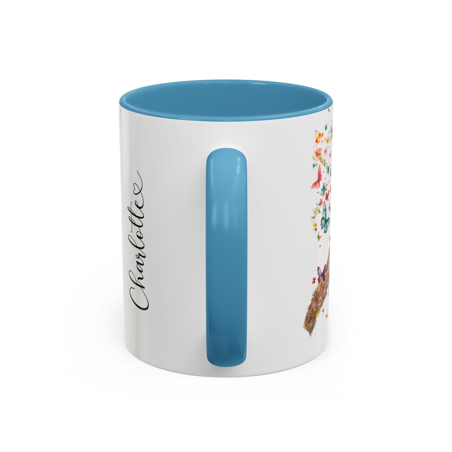 Airedale Terrier Personalized Accent Mugs, 11oz