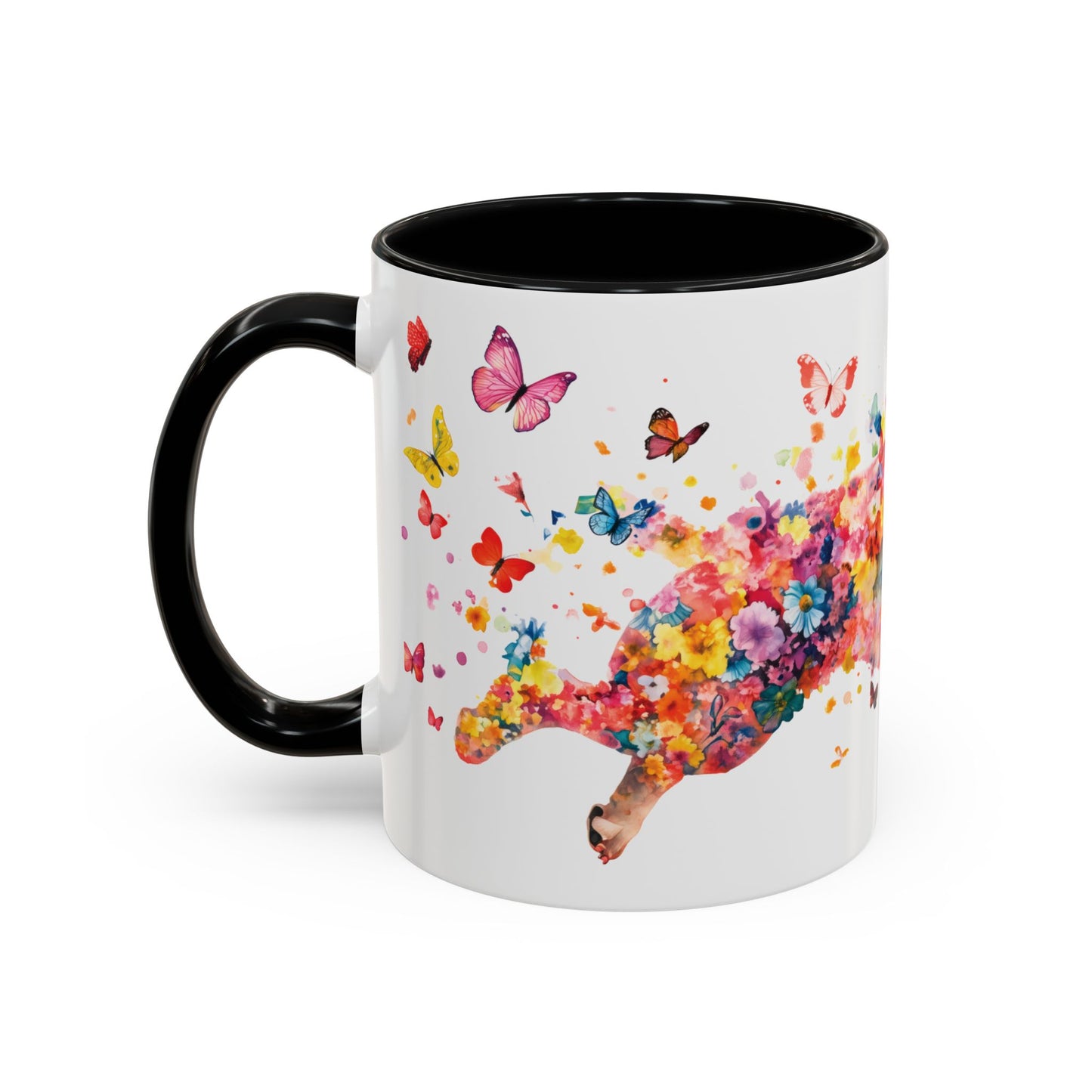 British/English Bulldog Personalized Accent Mugs, 11oz