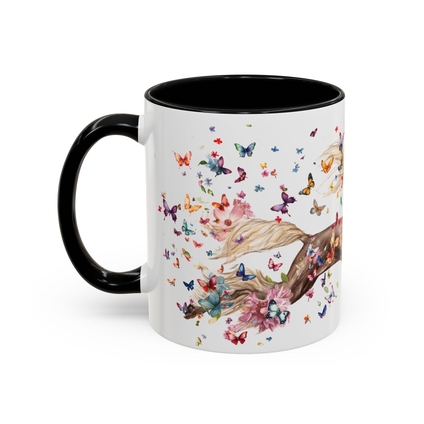 Chinese Crested Personalized Accent Mugs, 11oz