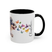 Peekingese #2 Personalized Accent Mugs, 11oz