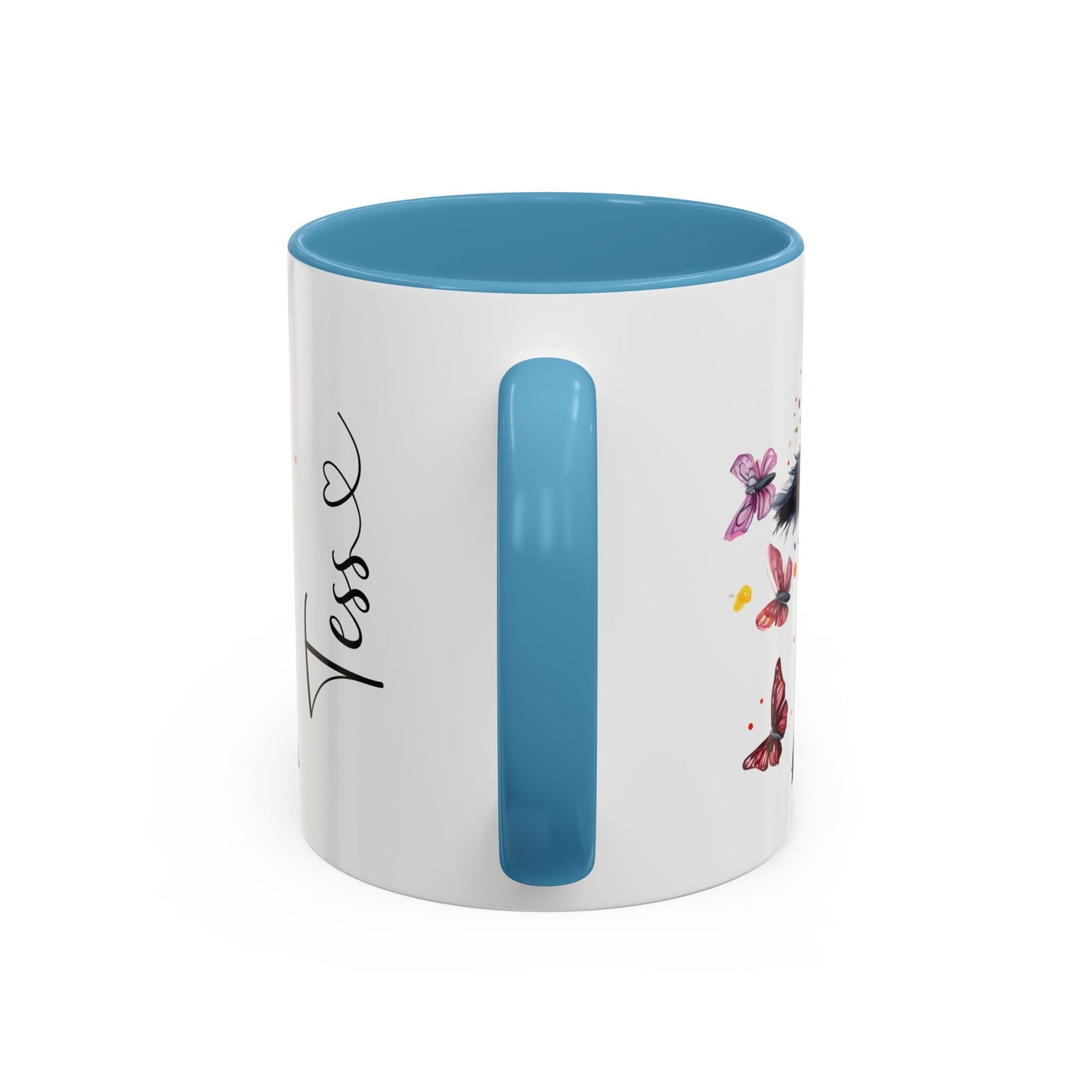 Black Shepherd Personalized Accent Mugs, 11oz