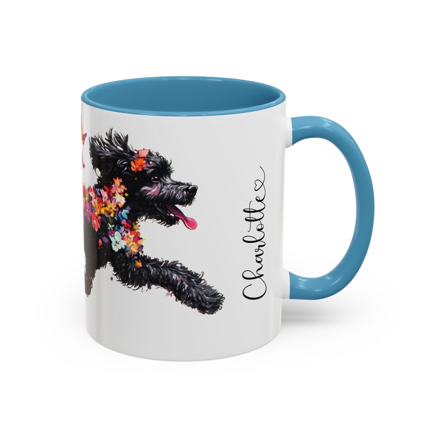 Cavoodle/Cavapoo #1 Personalized Accent Mugs, 11oz