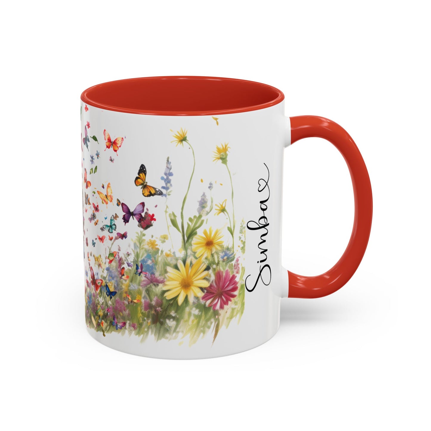 Schipperke #2 Personalized Accent Mugs, 11oz