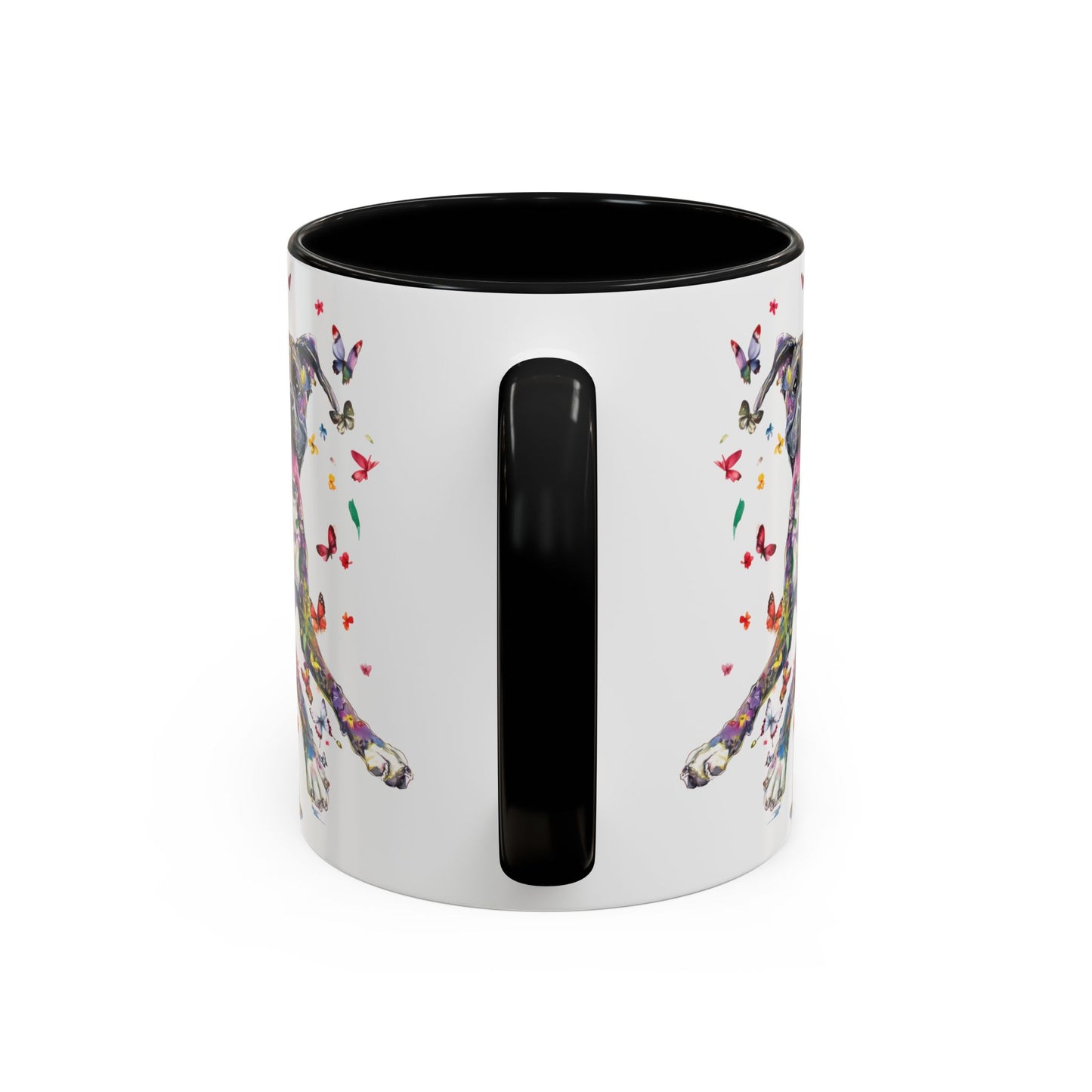 Boxer #2 Personalized Accent Mugs, 11oz