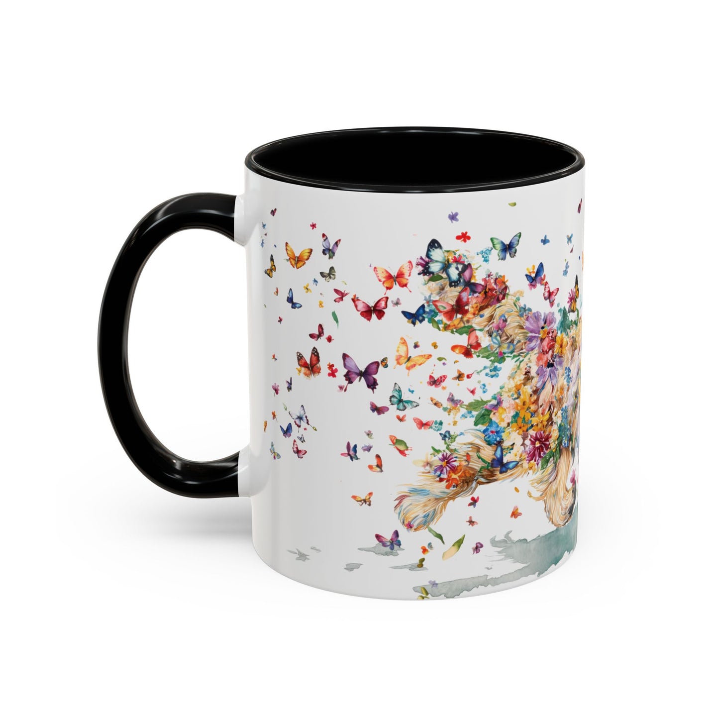 Yorkipoo #2 Personalized Accent Mugs, 11oz