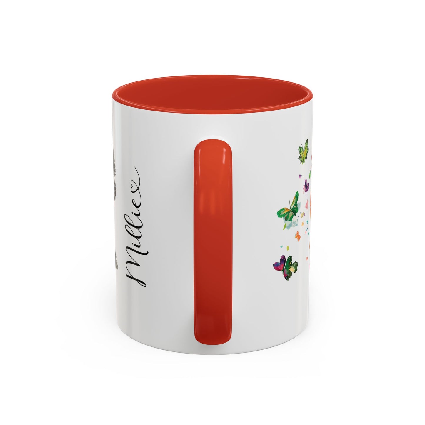 Black Shih Tzu Personalized Accent Mugs, 11oz