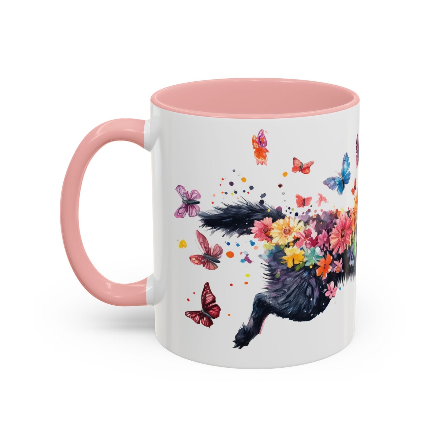 Black Shepherd Personalized Accent Mugs, 11oz