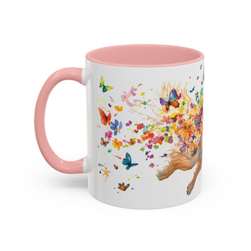 Peekingese Personalized Accent Mugs, 11oz