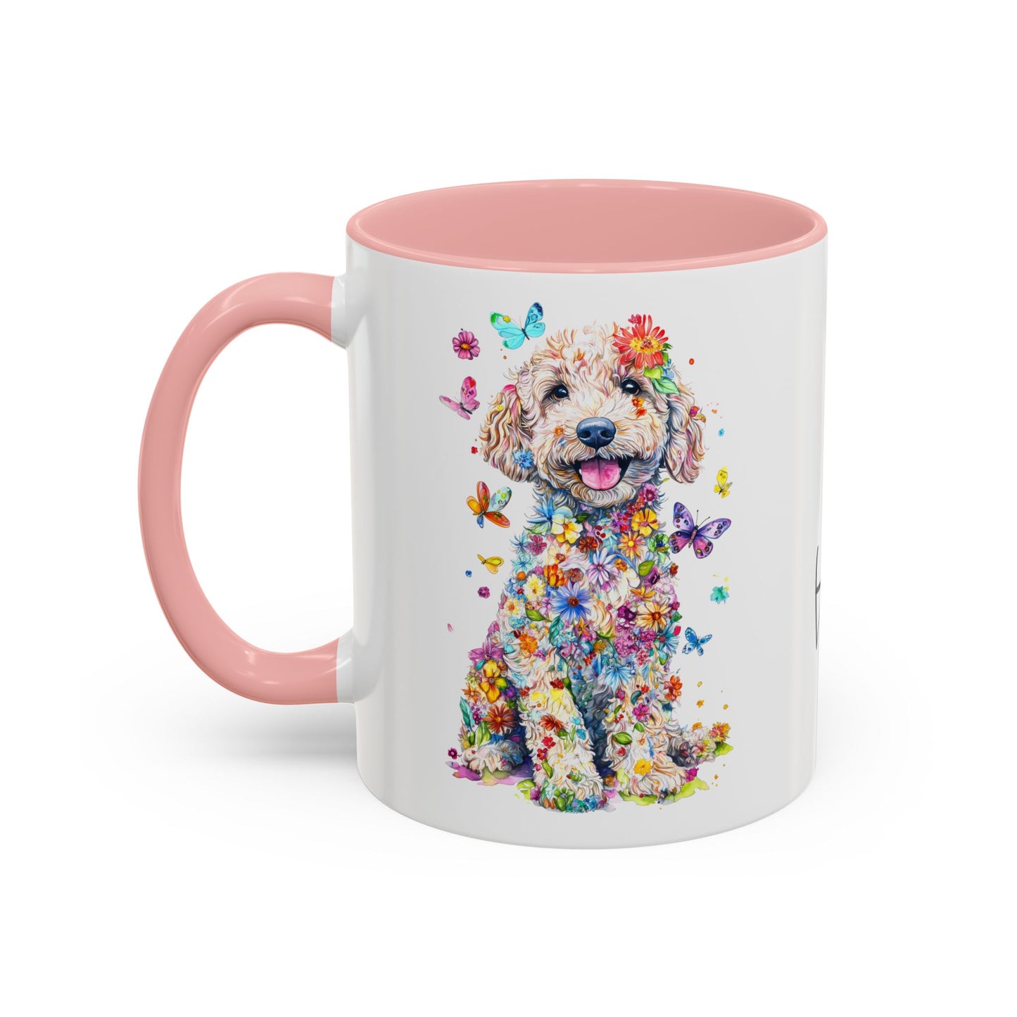 Golden Doodle / Groodle Personalized Colorful Accent Mugs, 11oz