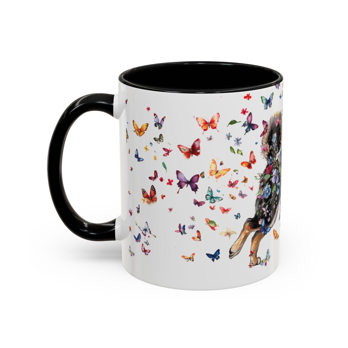 Shiba Inu #2 Personalized Accent Mugs, 11oz