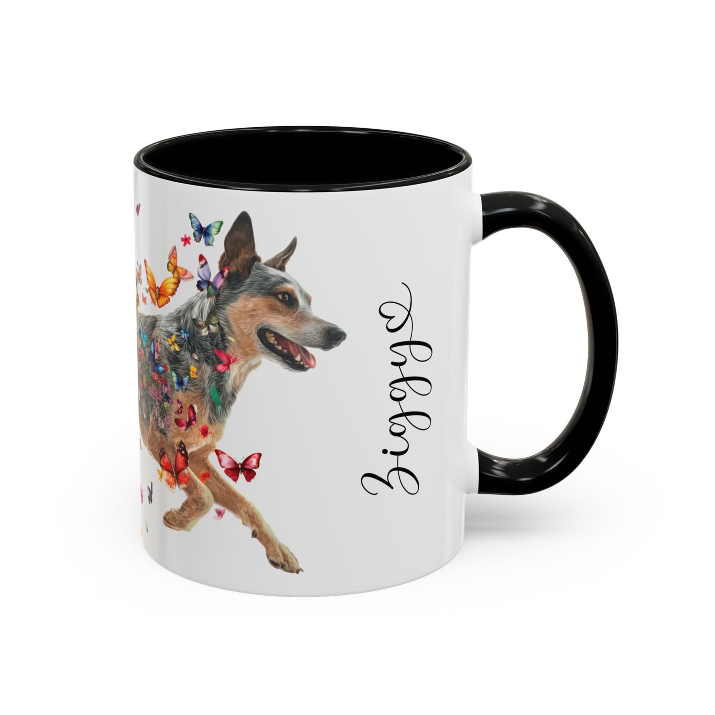 Blue Heeler Personalized Accent Mugs, 11oz