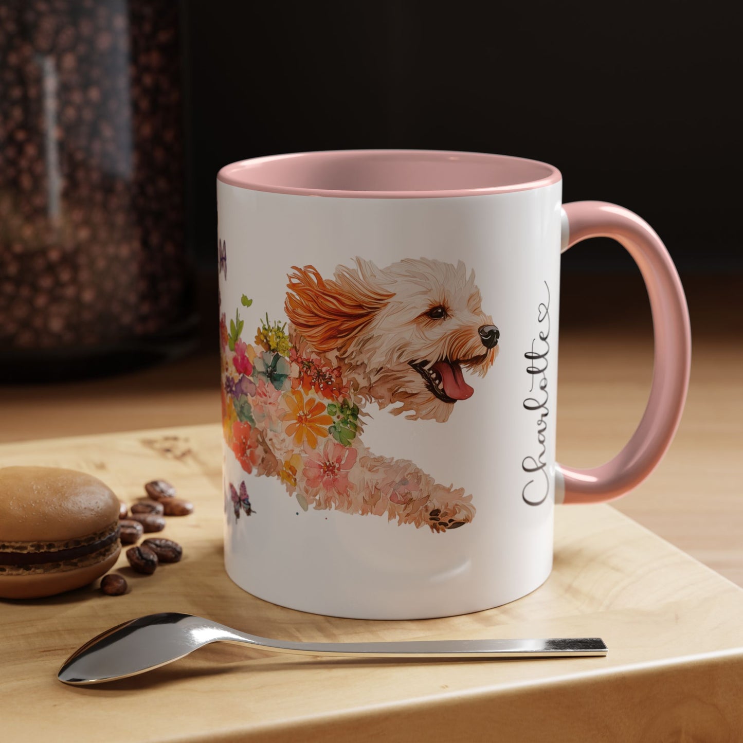 Cockapoo Personalized Accent Mugs, 11oz