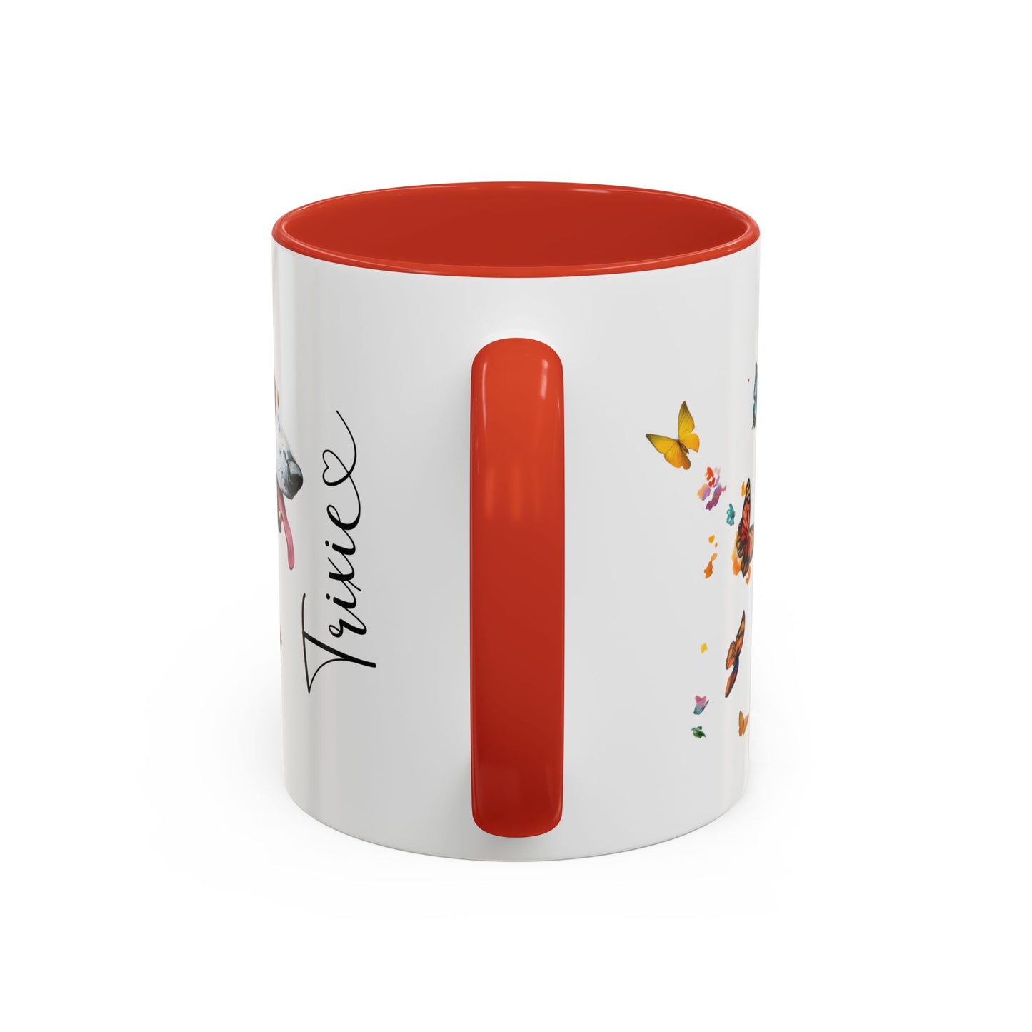 Basset Hound #1 Personalized Accent Mugs, 11oz