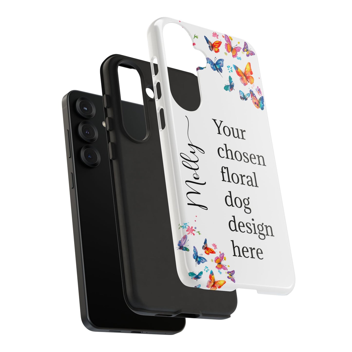 Phone Case, Personalized from ANY OF OUR DESIGNS - White case