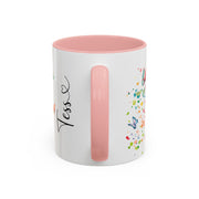 White Boxer Personalized Accent Mugs, 11oz