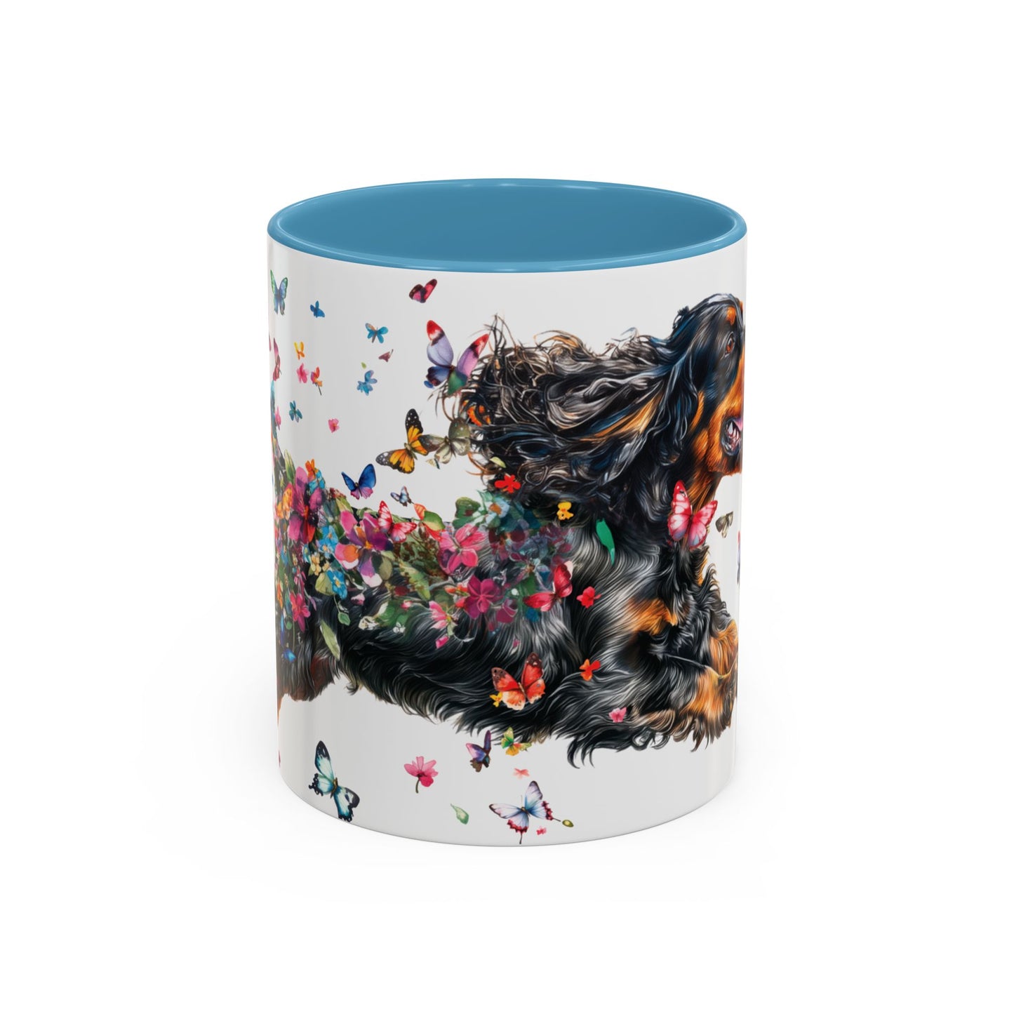 English Cocker Spaniel #3 Personalized Accent Mugs, 11oz