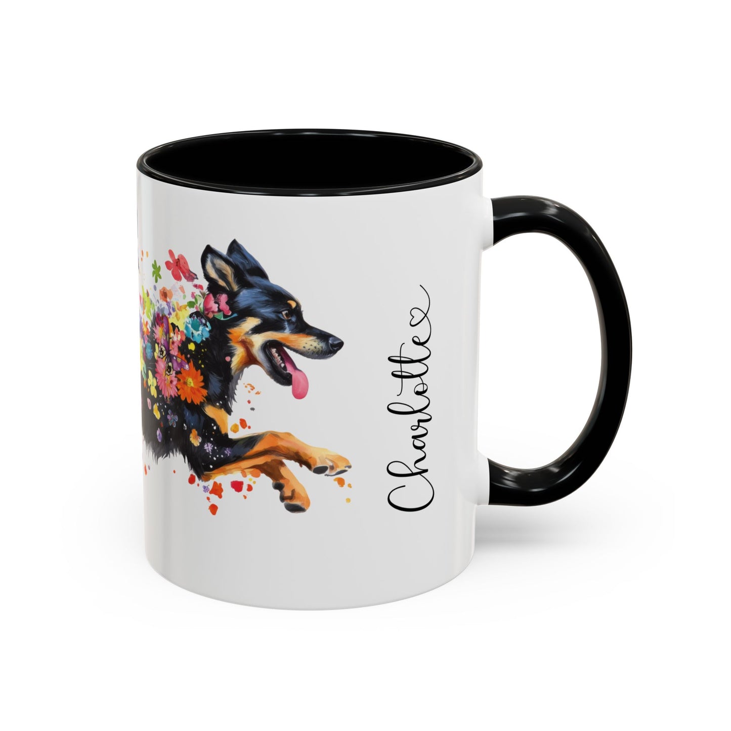 Husky #3 Personalized Accent Mugs, 11oz