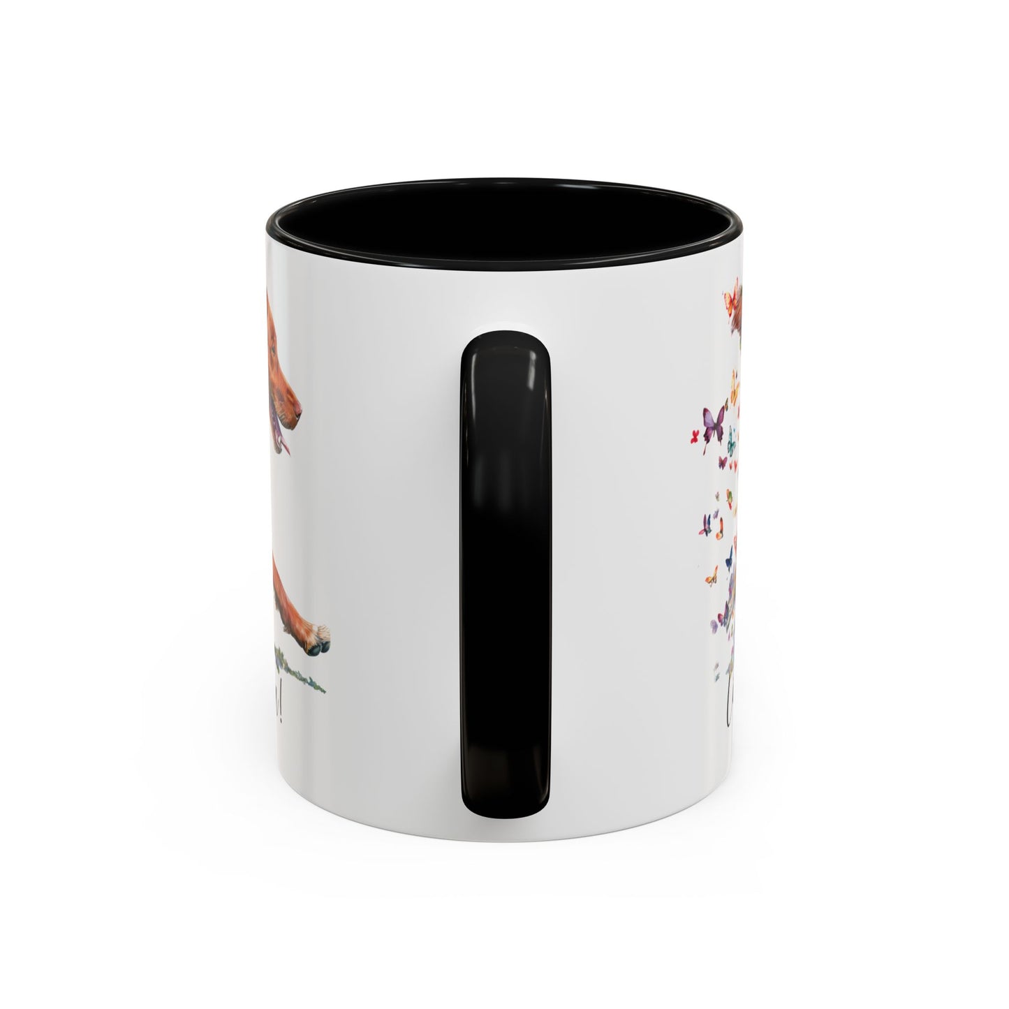 Nova Scotia Duck Tolling Retriever “Live like the gate was left open" Accent Mugs, 11oz