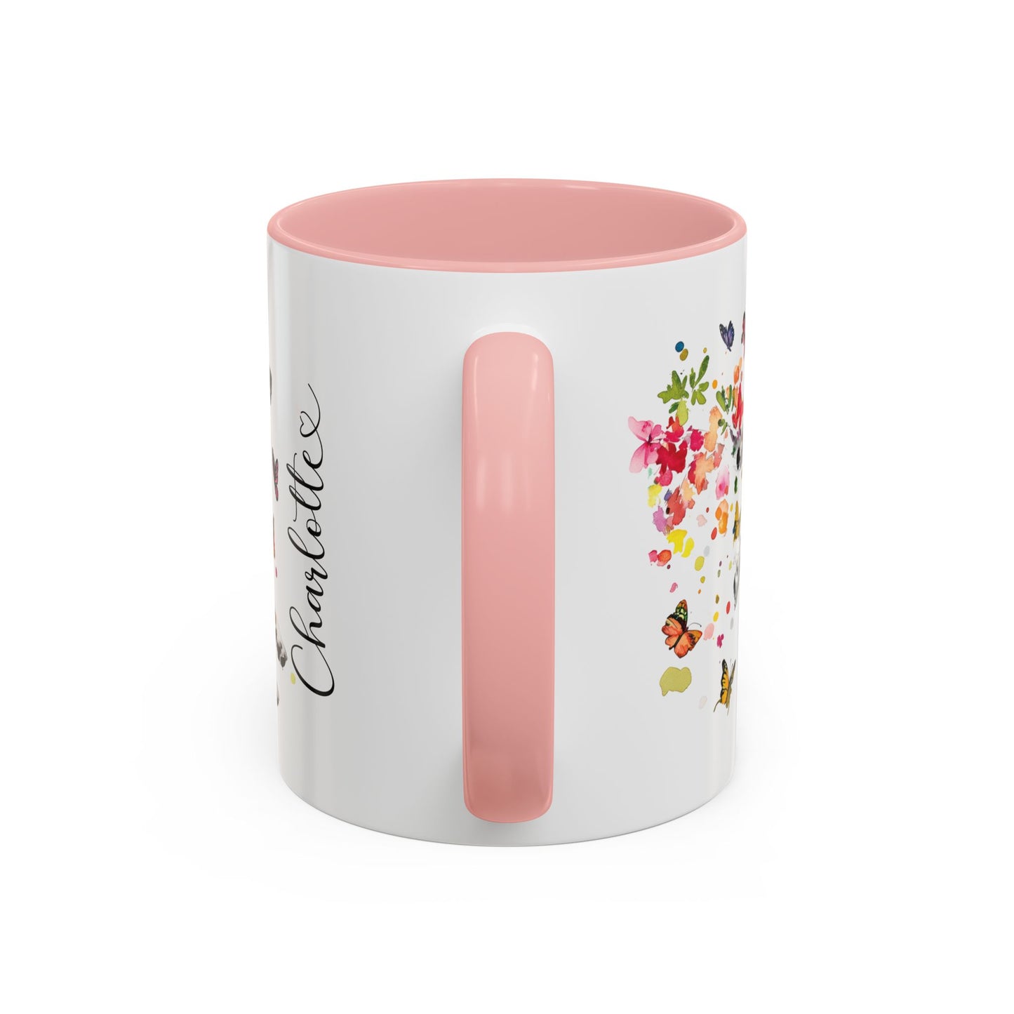 English Setter #3 Personalized Accent Mugs, 11oz