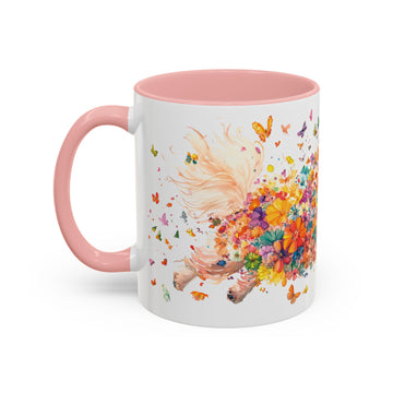 Peekingese #3 Personalized Accent Mugs, 11oz